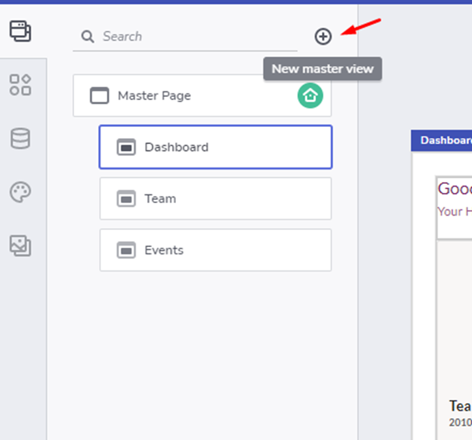 create example login and register pages in App Builder