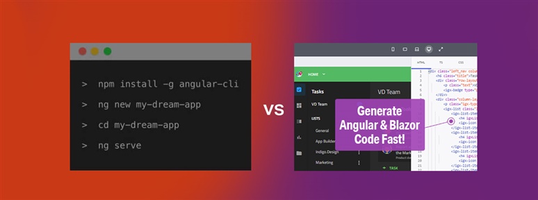 アプリの足場Angular CLI vs アプリビルダー