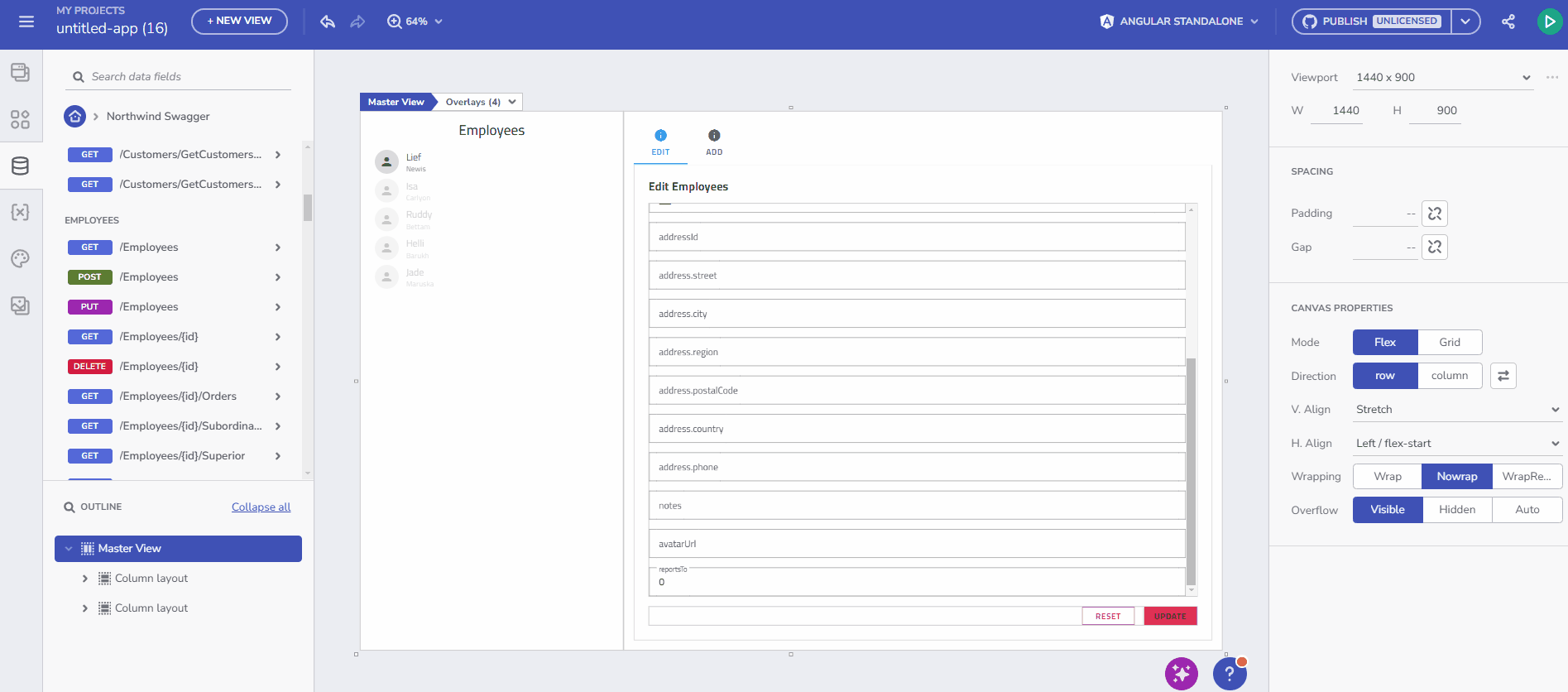 Form modifications